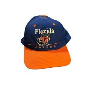 Twins Enterprises Florida Gators Blue Orange SnapBack Hat Vintage 90s Embroidery